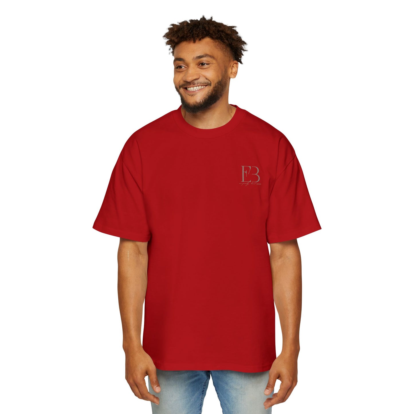 Eco Black Men's Heavy Oversized Tee