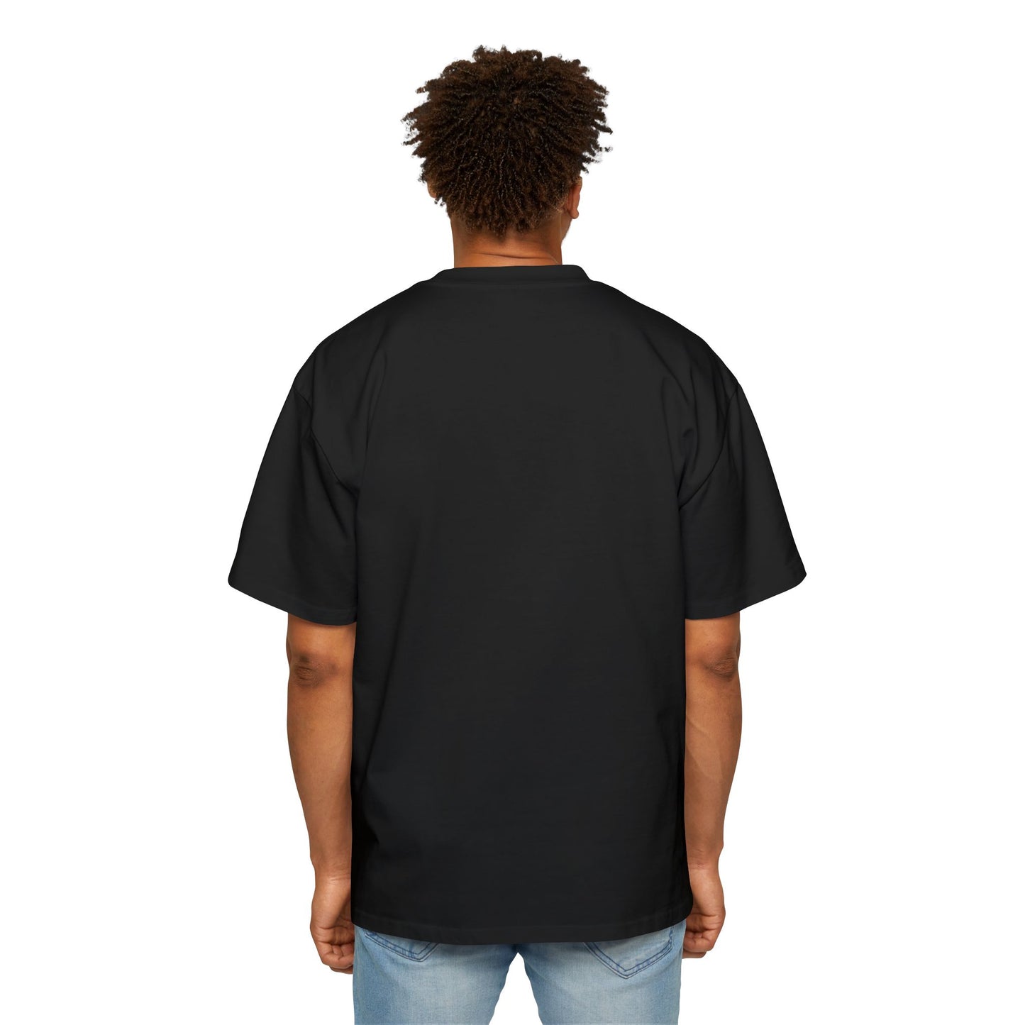 Eco Black Men's Heavy Oversized Tee