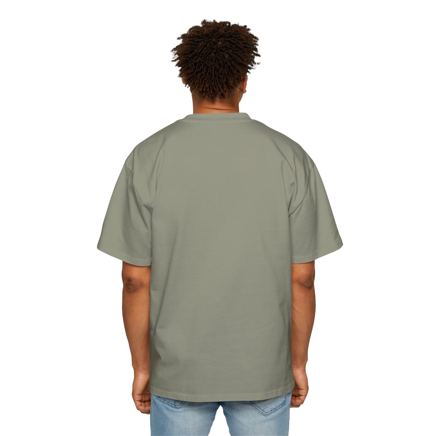 Eco Black Men's Heavy Oversized Tee
