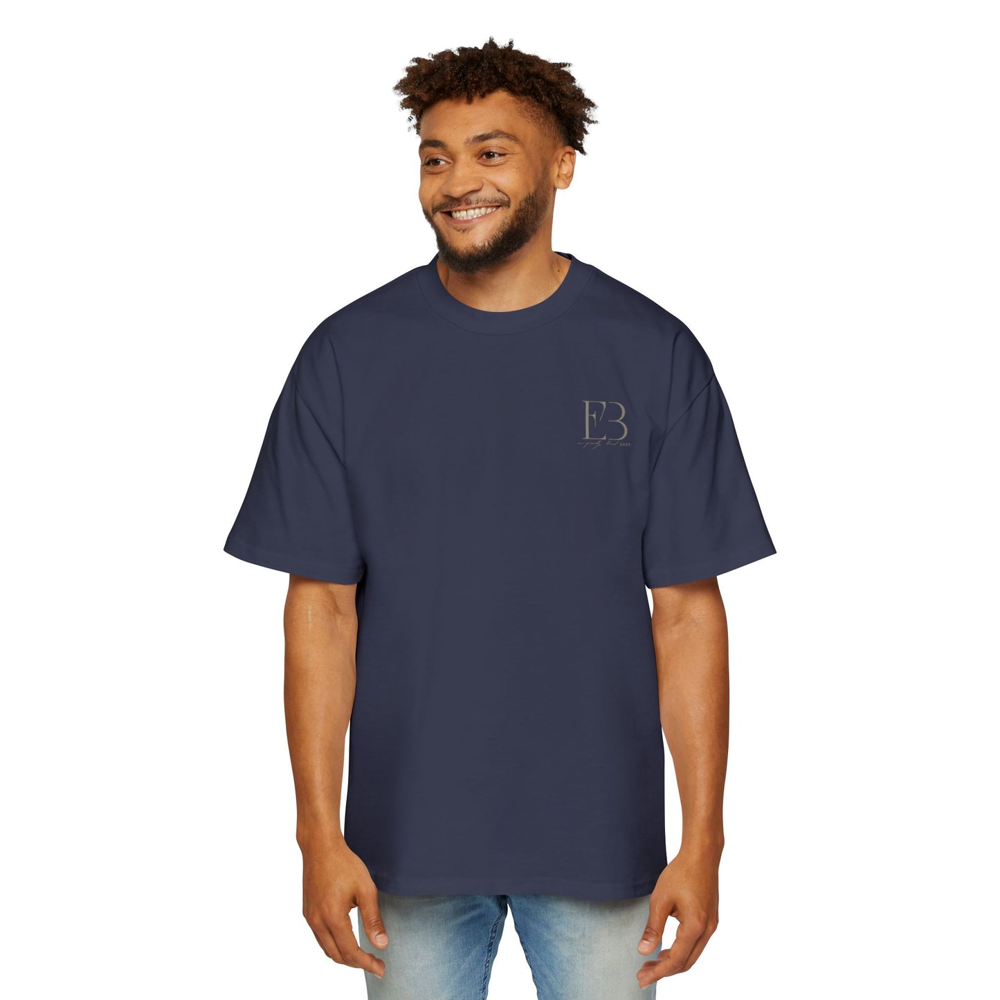 Eco Black Men's Heavy Oversized Tee