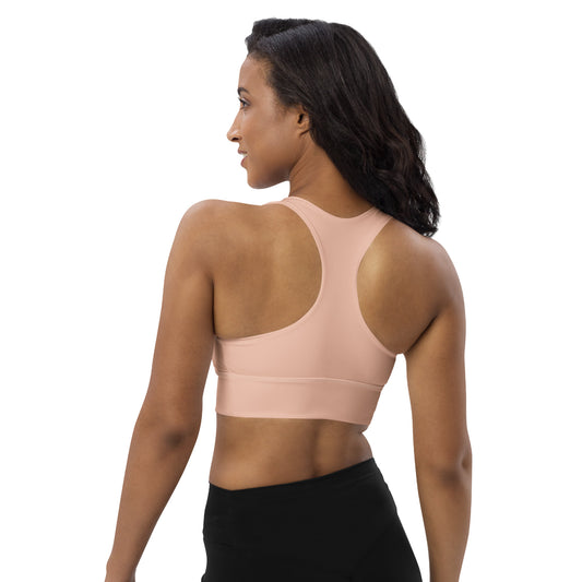 Dirty Pink Women's Longline Sports Bra
