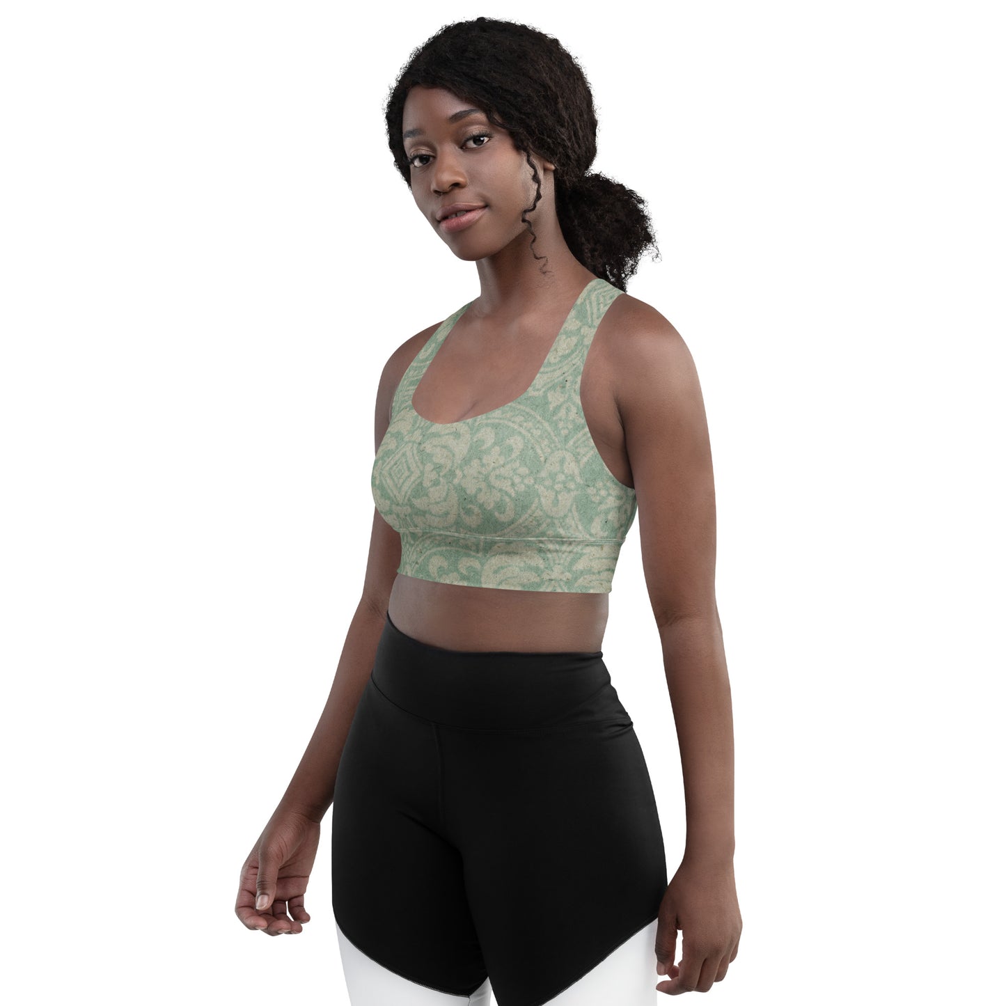 Yoga Vibes Women's Longline Sports Bra