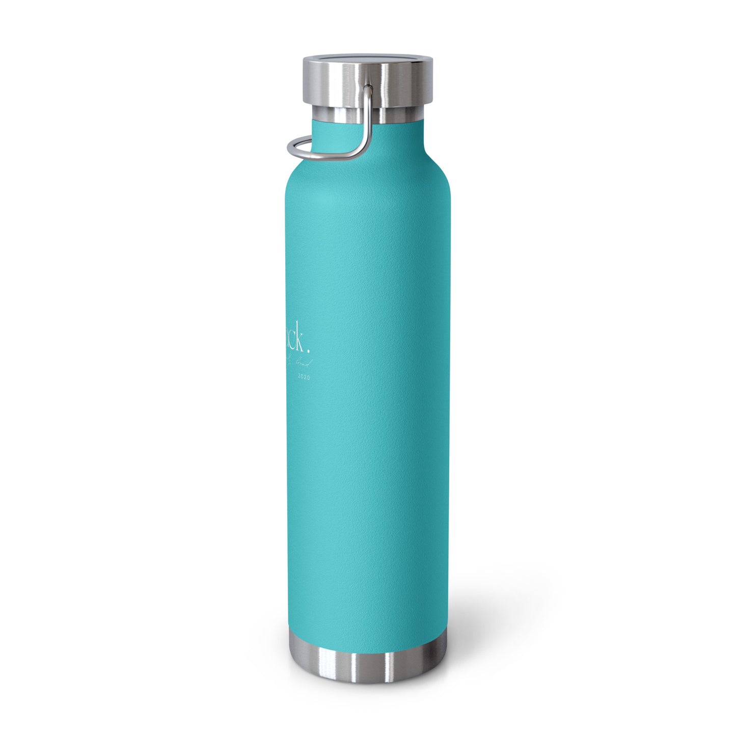 Eco Black | Mint Green Copper Vacuum Insulated Bottle 22 oz— Eco-Friendly Yoga & Travel Water Bottle