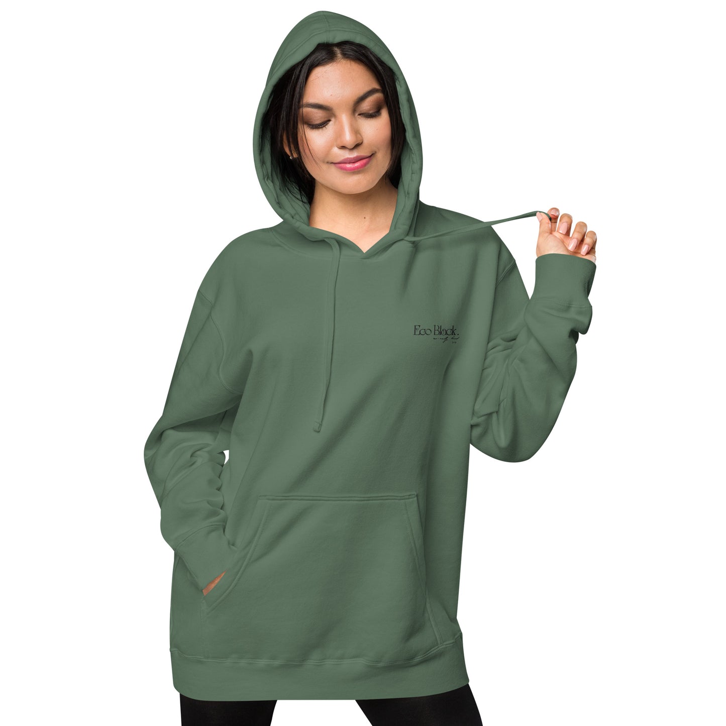 Women Pigment-dyed Hoodie