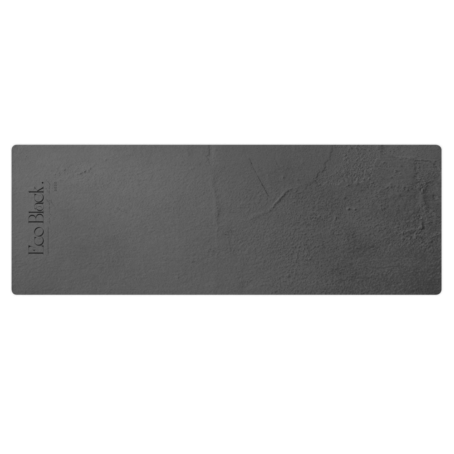 Eco Black Full Moon Premium Rubber Yoga Mat Product mockup