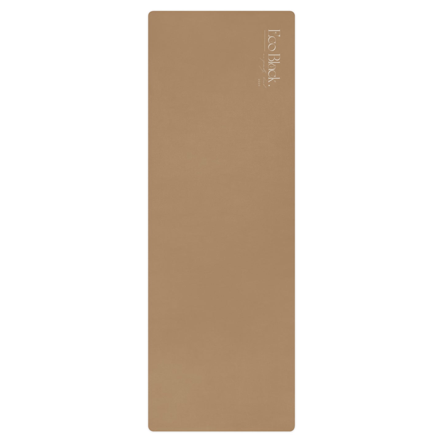 Eco Black Golden Sandstone Premium Rubber Yoga Mat Product mockup
