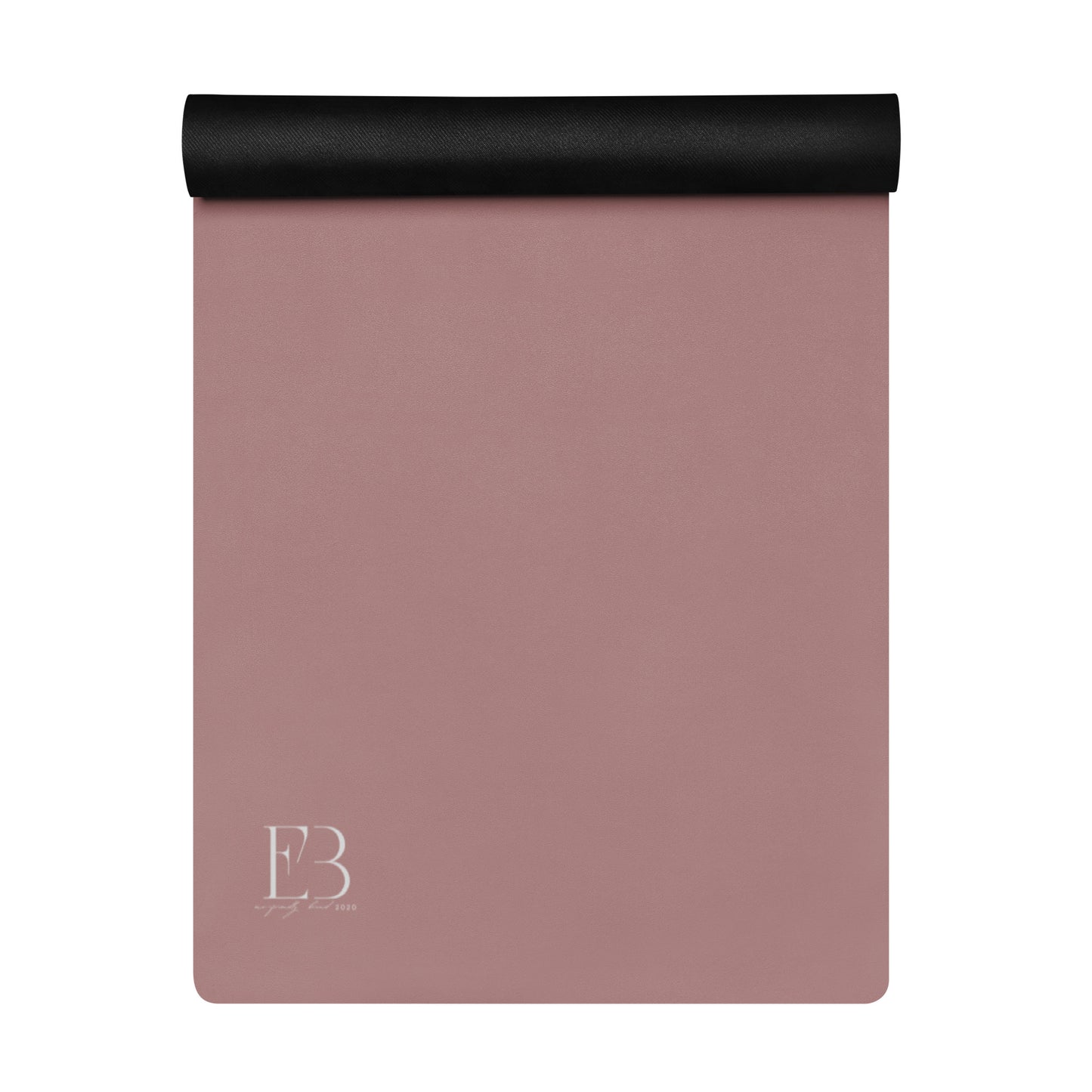 Eco Black Clay Serenity Premium Rubber Yoga Mat Product mockup