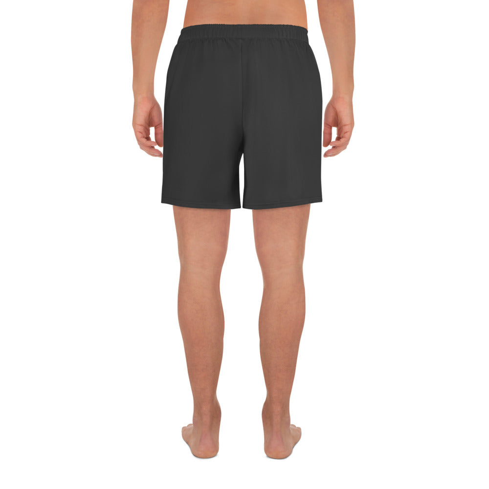 Eco Black Recycled Athletic Shorts for Men