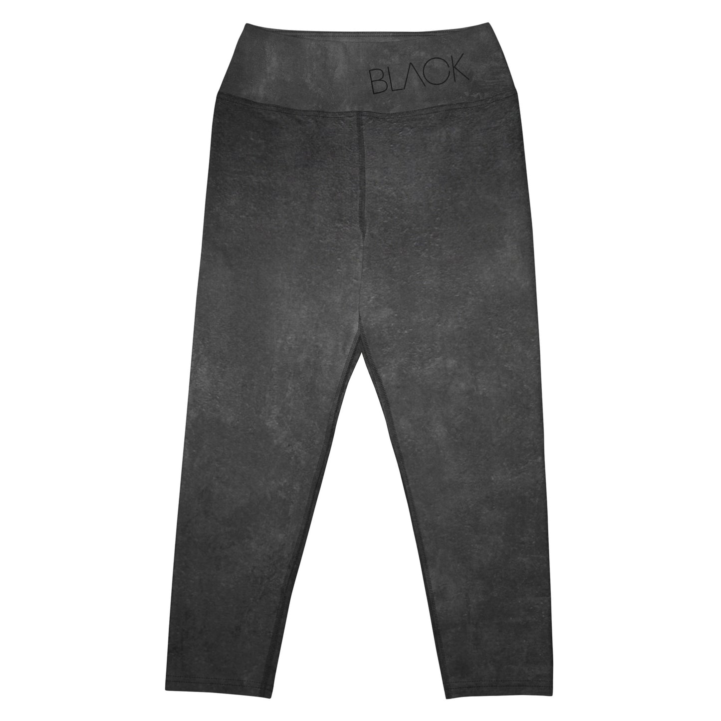 Eco Black Yoga Capri Leggings