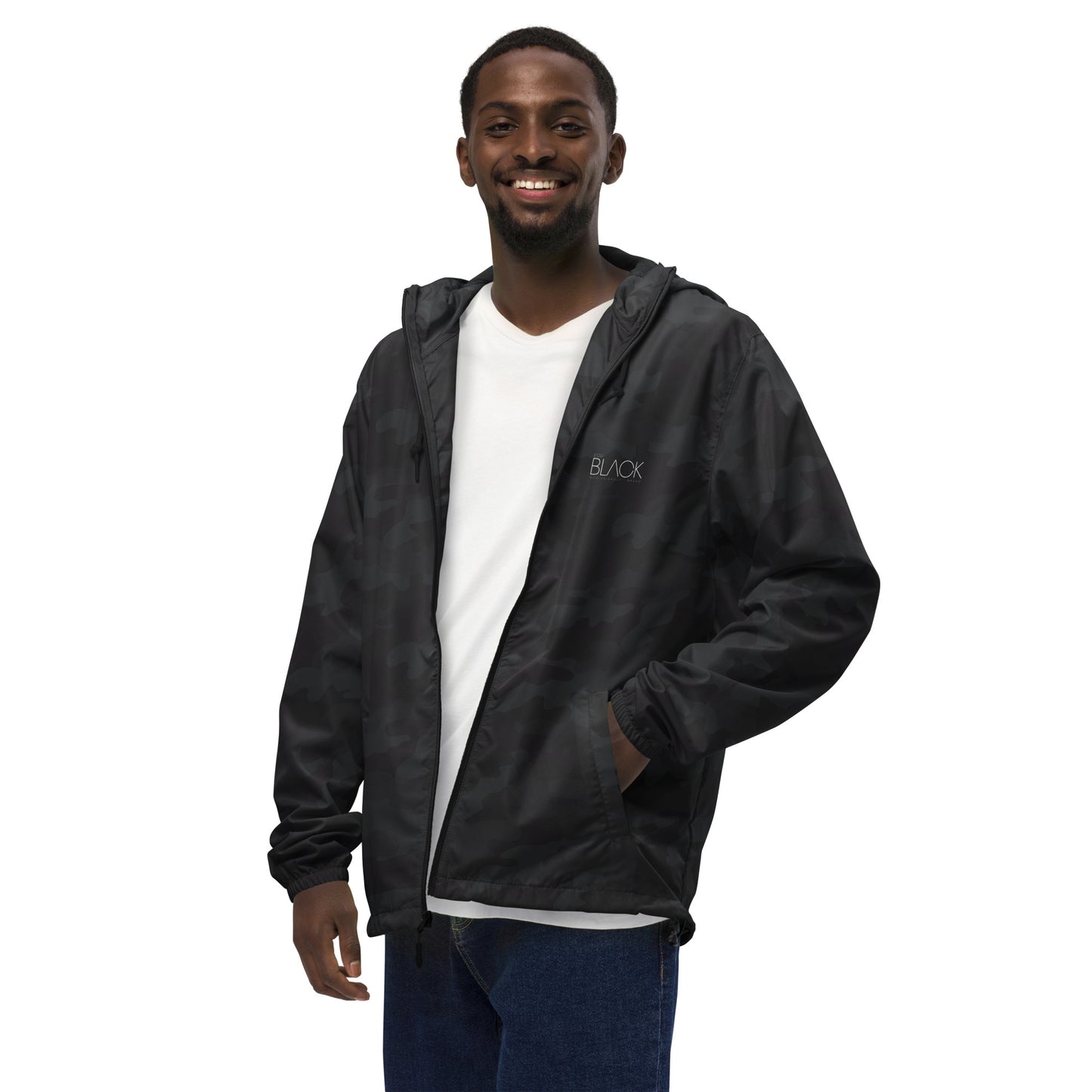 Men's lightweight zip up windbreaker - Available in 6 Colors