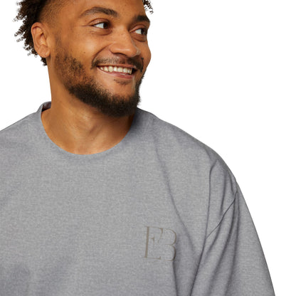 Eco Black Men's Heavy Oversized Tee