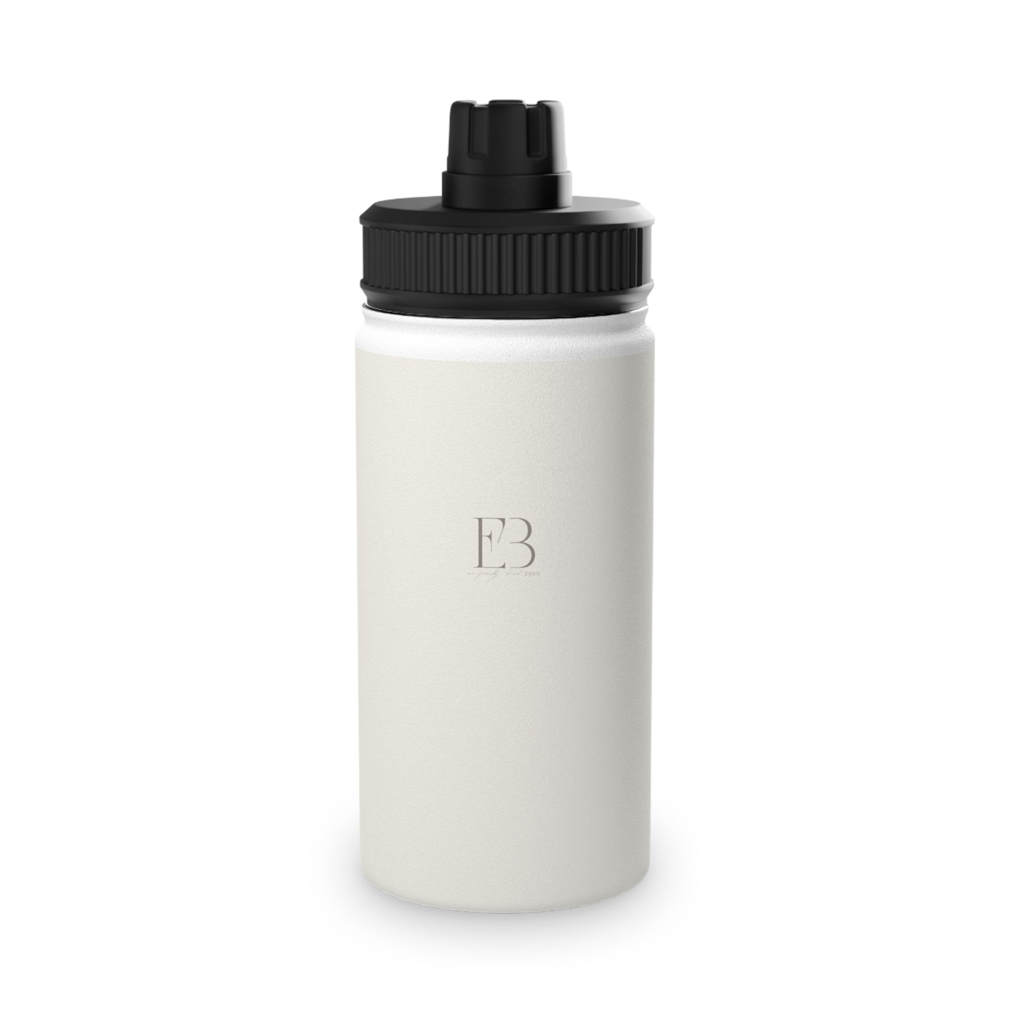 Eco Black Durable Stainless Steel Performance Water Bottle – Insulated Yoga, Gym & Outdoor Bottle with Sports Lid