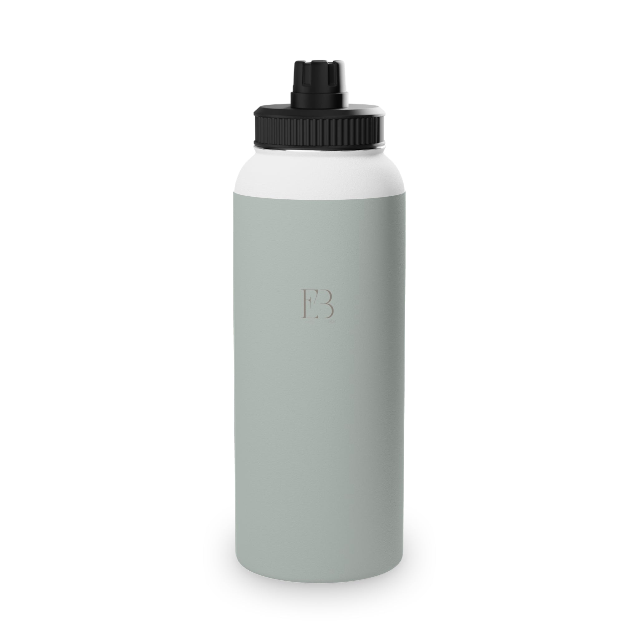 Durable Stainless Steel Performance Water Bottle in Sage – Insulated Yoga, Gym & Outdoor Bottle with Sports Lid