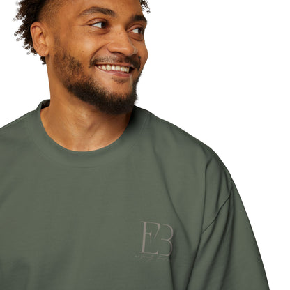 Eco Black Men's Heavy Oversized Tee