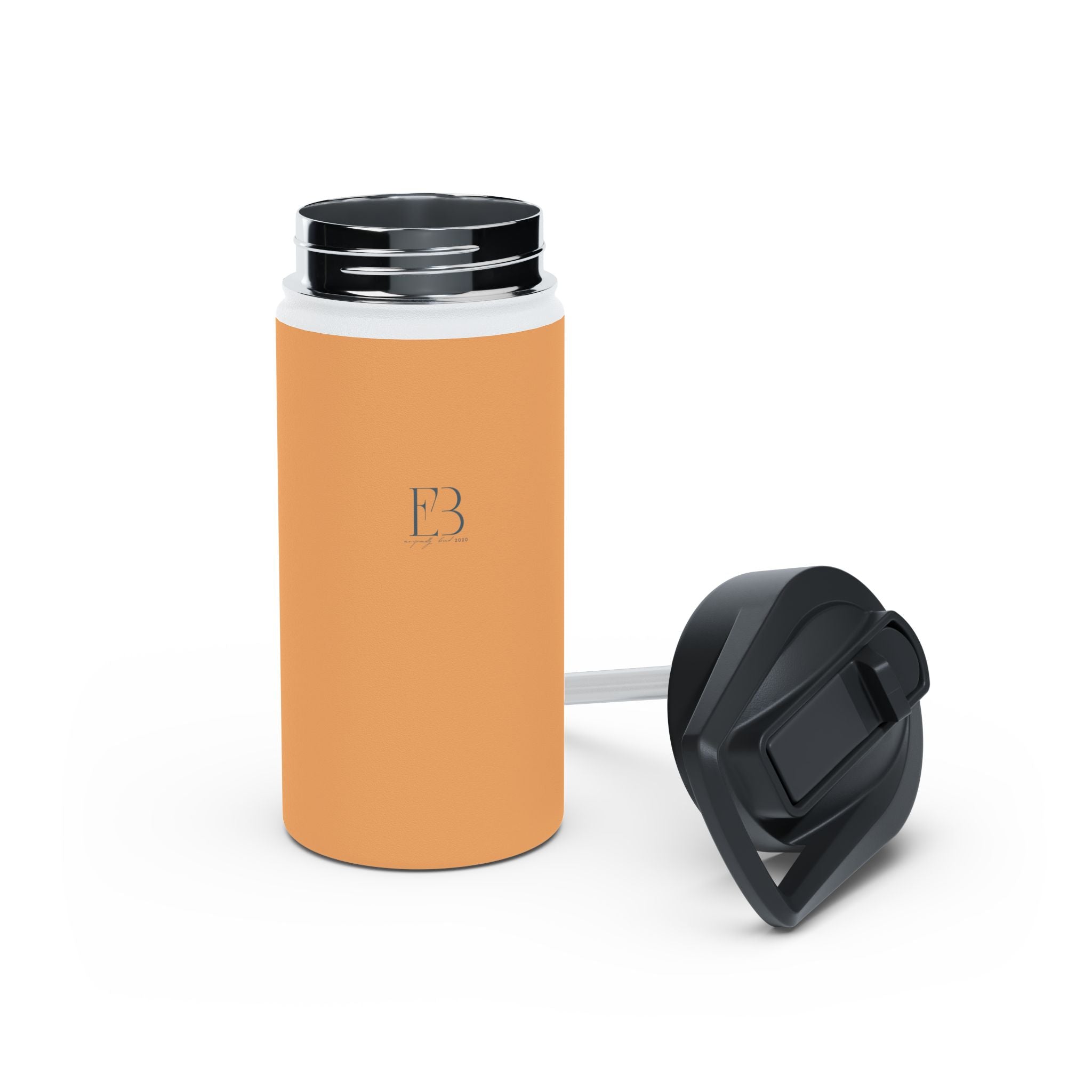 Artisan's Gold Matte Stainless Steel Water Bottle – Insulated Yoga, Gym & Outdoor Bottle with Sports Lid