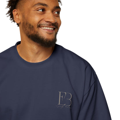 Eco Black Men's Heavy Oversized Tee