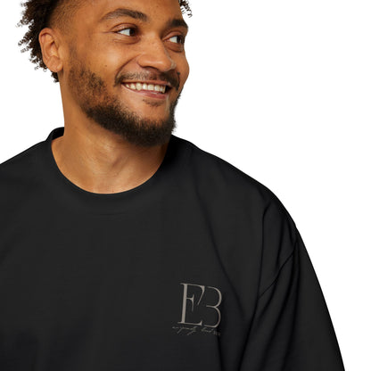 Eco Black Men's Heavy Oversized Tee