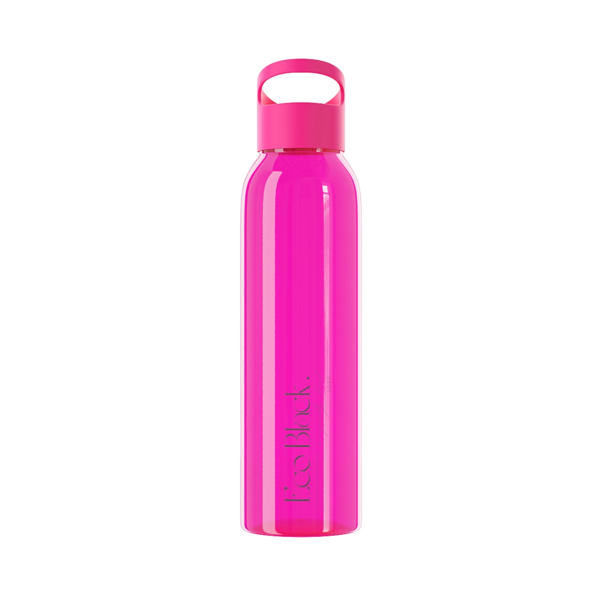 Pink Lightweight, clear Eastman Tritan™ Water Bottle — Eco Friendly, Spill-resistant with built-in hand loop