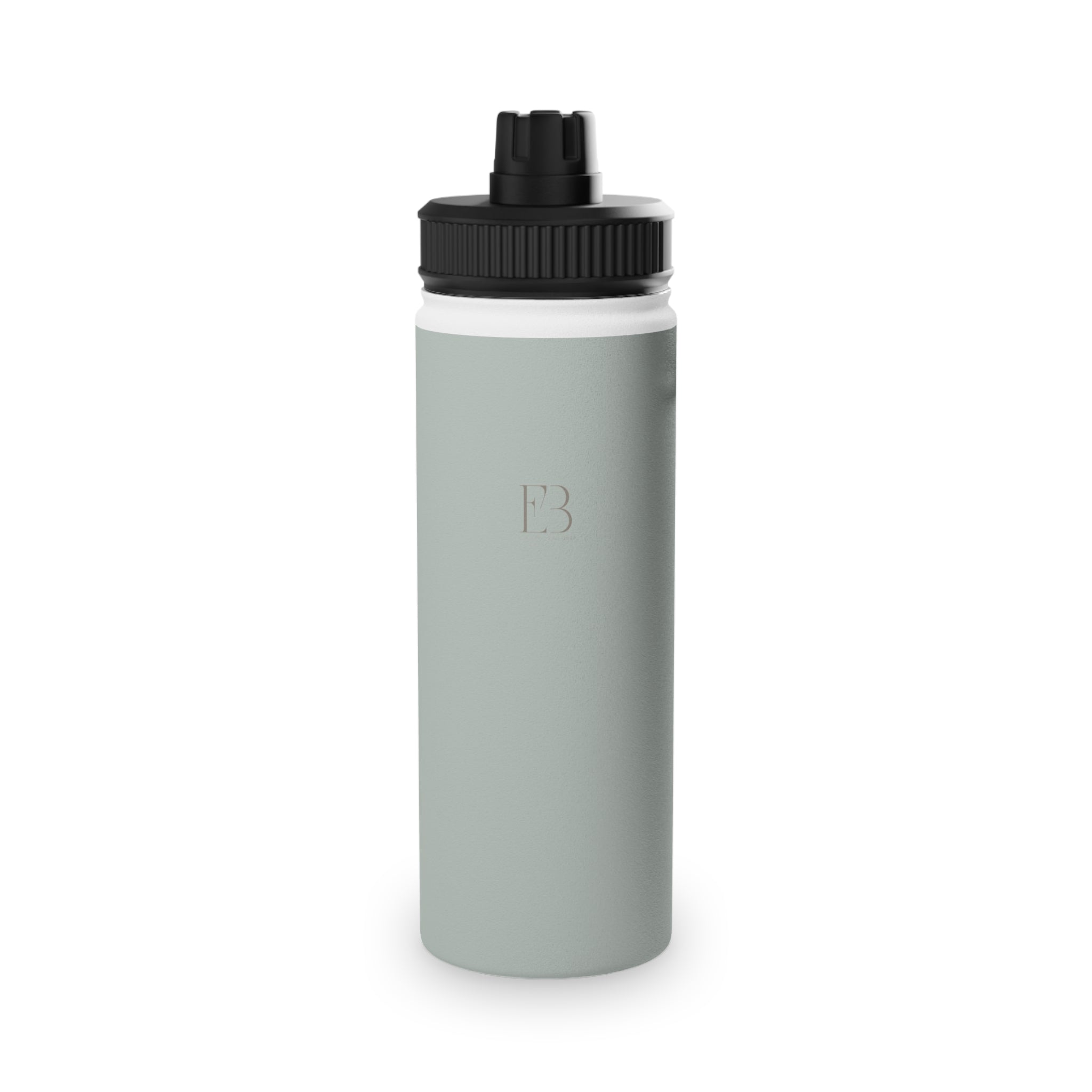 Durable Stainless Steel Performance Water Bottle in Sage – Insulated Yoga, Gym & Outdoor Bottle with Sports Lid