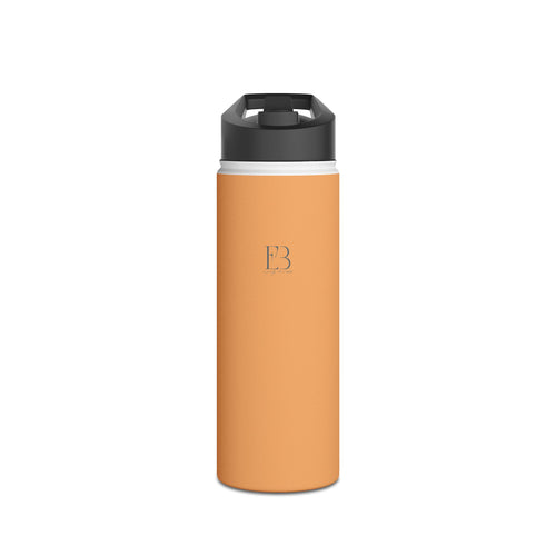 Artisan's Gold Matte Stainless Steel Water Bottle – Insulated Yoga, Gym & Outdoor Bottle with Sports Lid