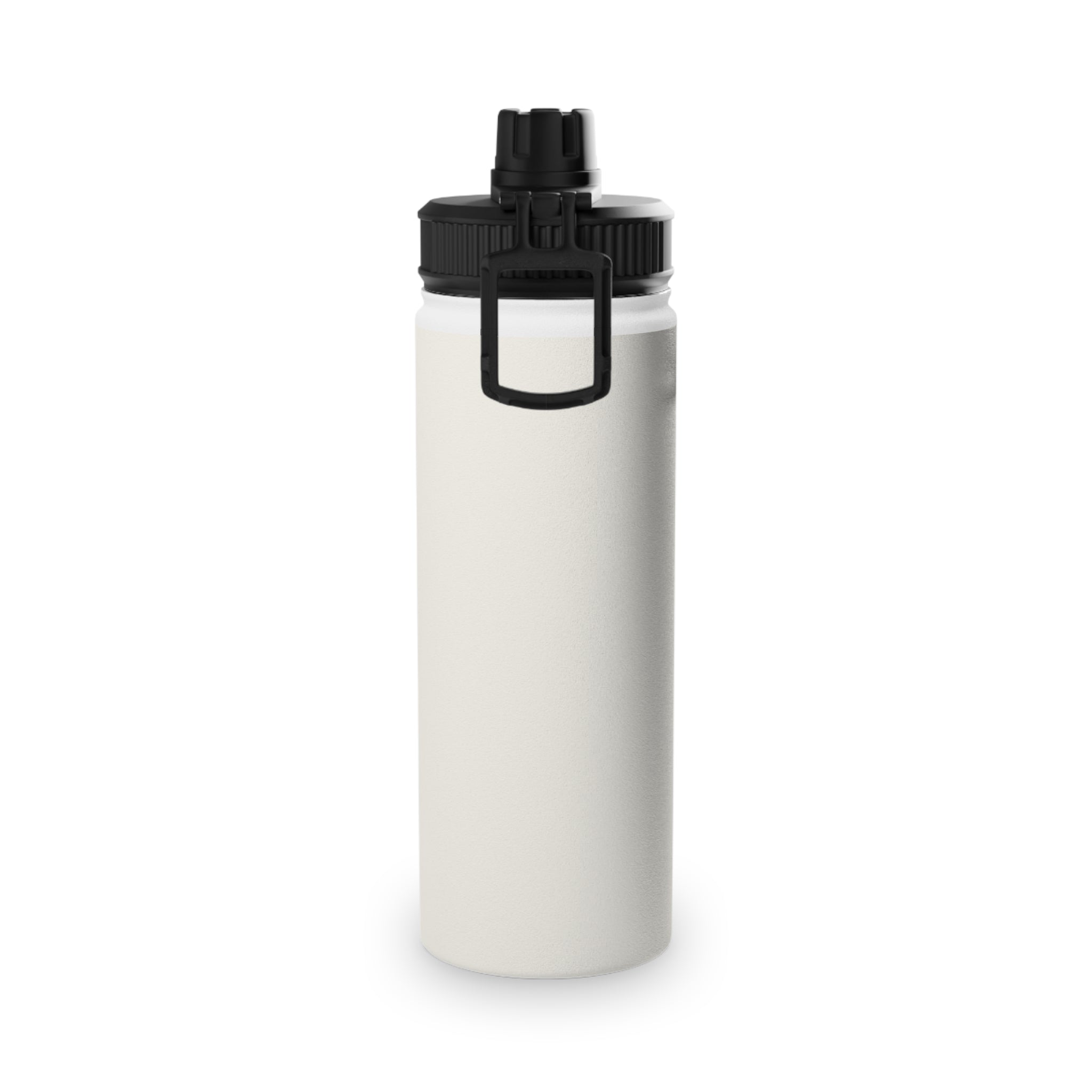 Eco Black Durable Stainless Steel Performance Water Bottle – Insulated Yoga, Gym & Outdoor Bottle with Sports Lid