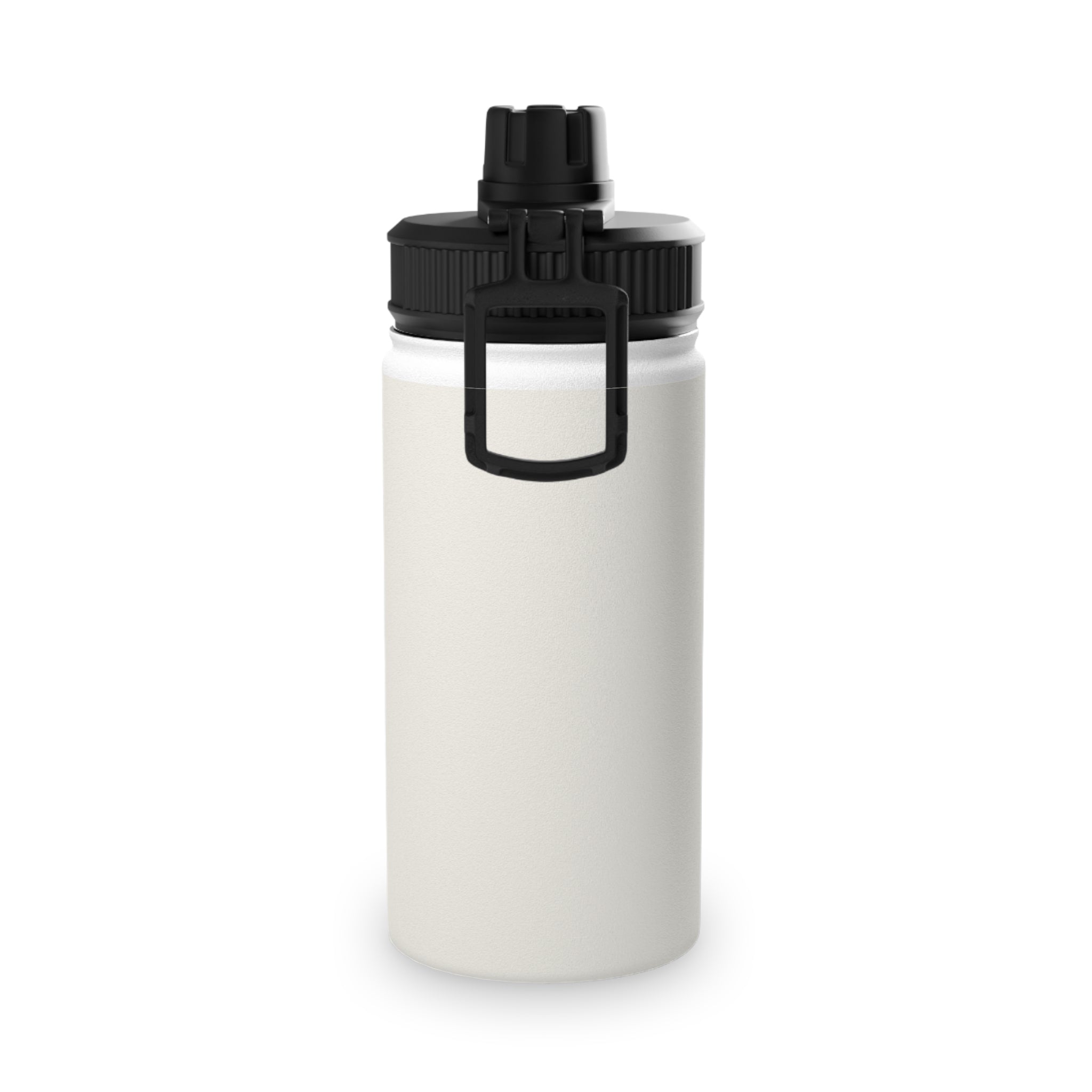 Eco Black Durable Stainless Steel Performance Water Bottle – Insulated Yoga, Gym & Outdoor Bottle with Sports Lid