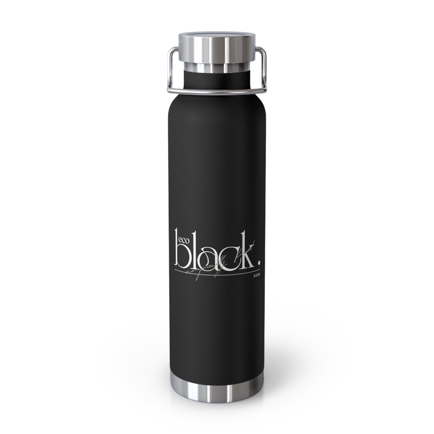 Eco Black Copper Vacuum Insulated Bottle, 22oz