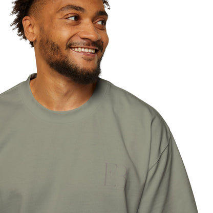 Eco Black Men's Heavy Oversized Tee