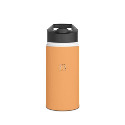 Artisan's Gold Matte Stainless Steel Water Bottle – Insulated Yoga, Gym & Outdoor Bottle with Sports Lid