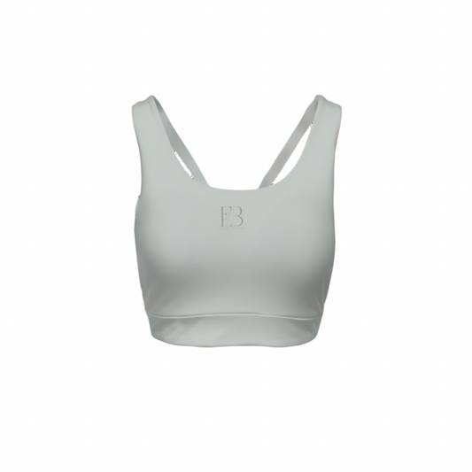 Misty Sage Women's Racerback Sports Bra Butter Soft Texture