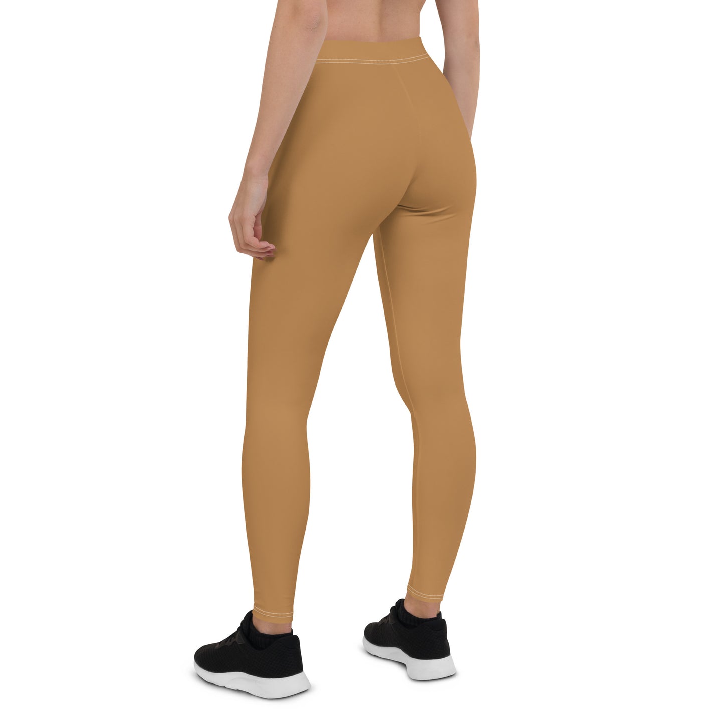 Eco Black Yoga Leggings - Nude