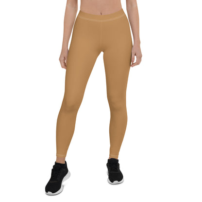 Eco Black Yoga Leggings - Nude