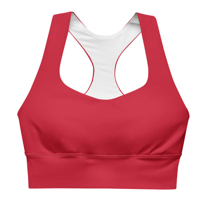 Longline sports bra - Red