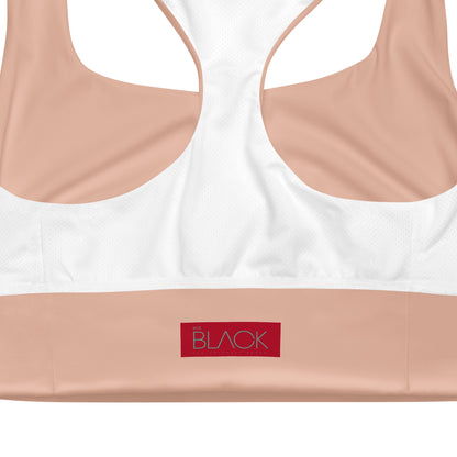 Longline sports bra - Dirty Pink