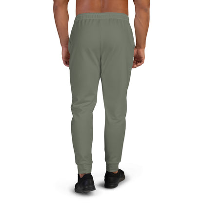 Olive Green Cotton-feel Men's Joggers