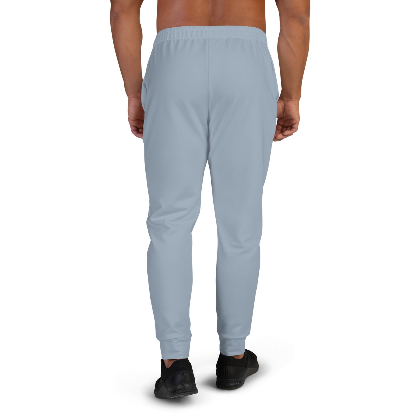 Grayish Light Blue Cotton-feel Men's Joggers