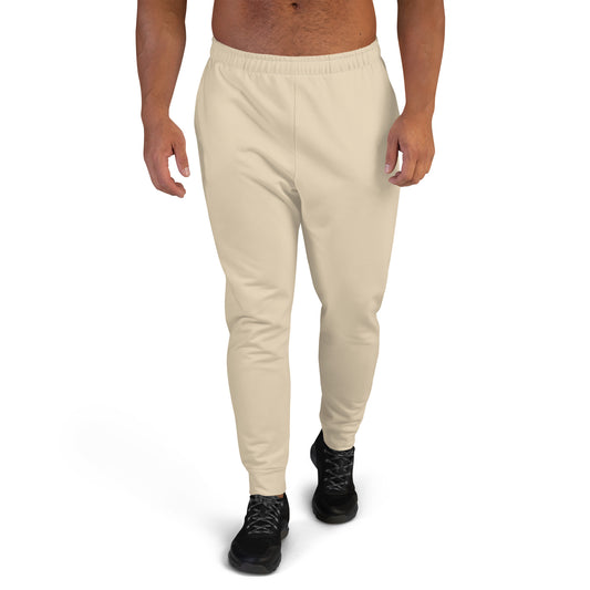 Light Ivory Cotton-feel Men's Joggers