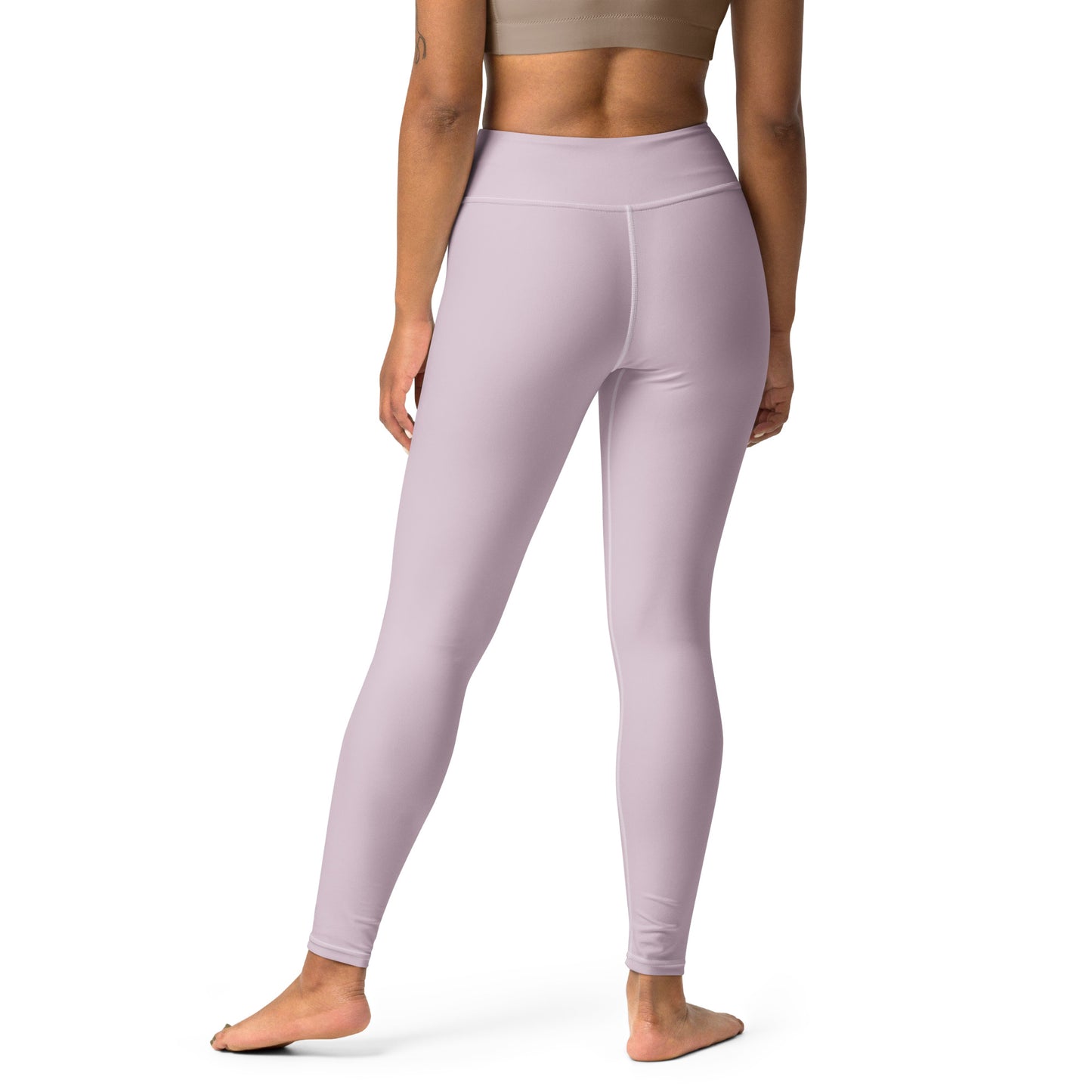 Eco Black Yoga Leggings - Pale Twilight