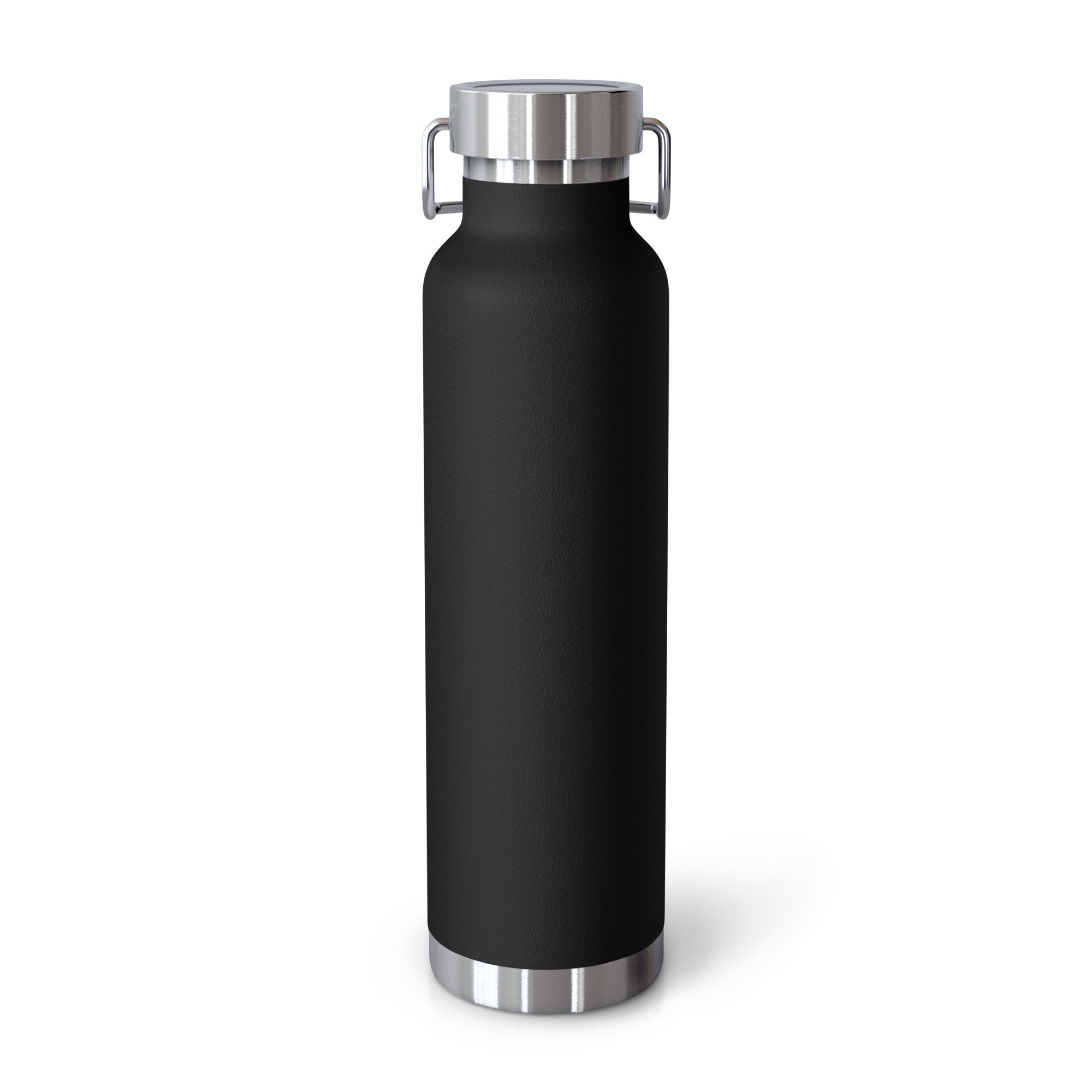 Eco Black | Black Copper Vacuum Insulated Bottle 22 oz— Eco-Friendly Yoga & Travel Water Bottle 