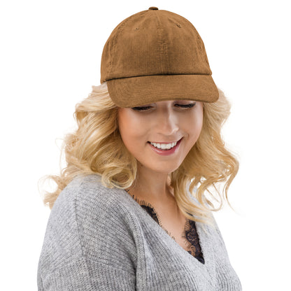 Eco Black Corduroy hat For Men & Women