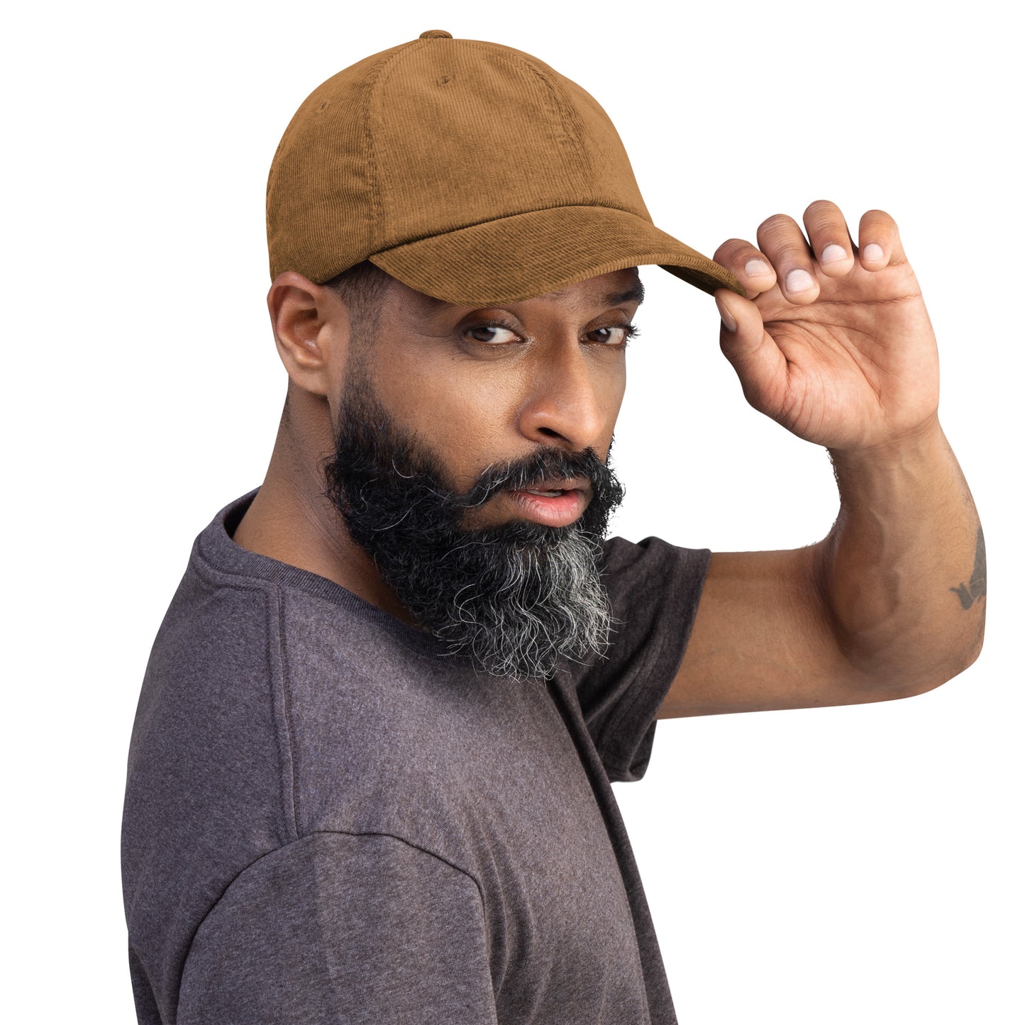 Eco Black Corduroy hat For Men & Women