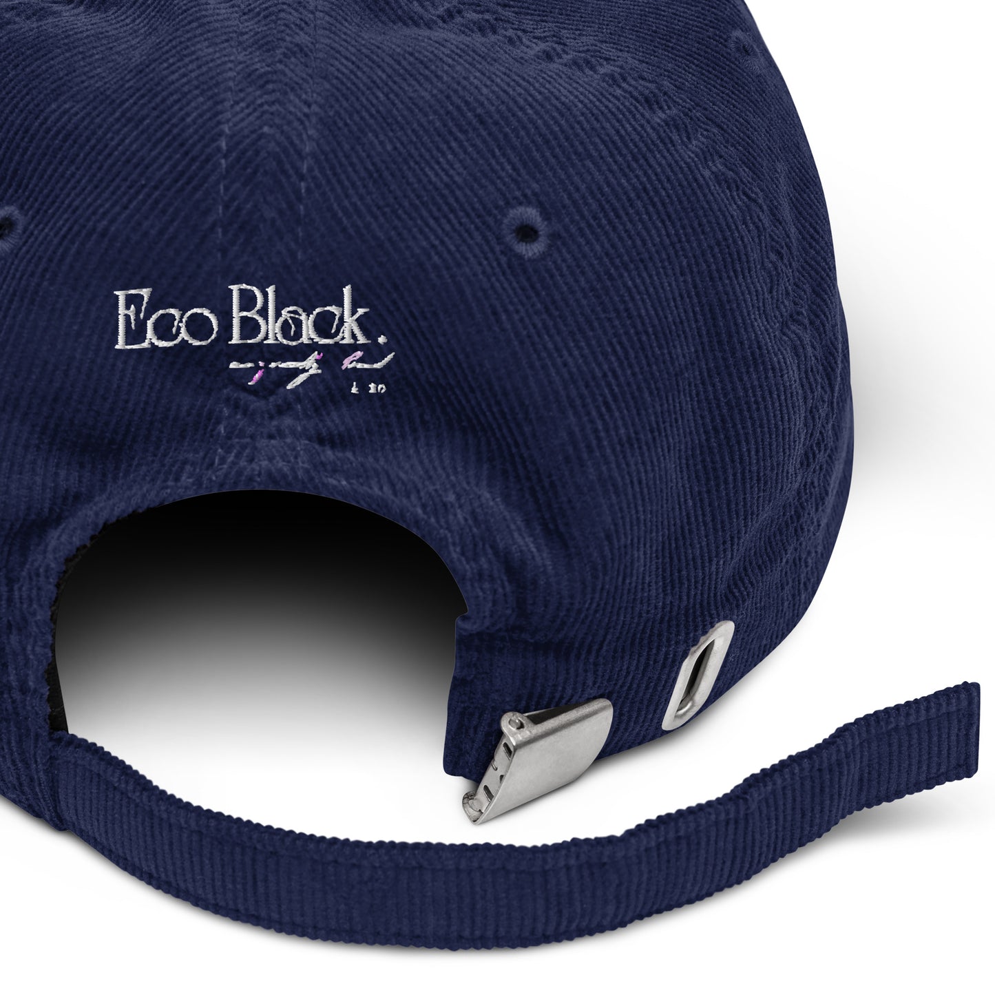 Eco Black Corduroy hat For Men & Women