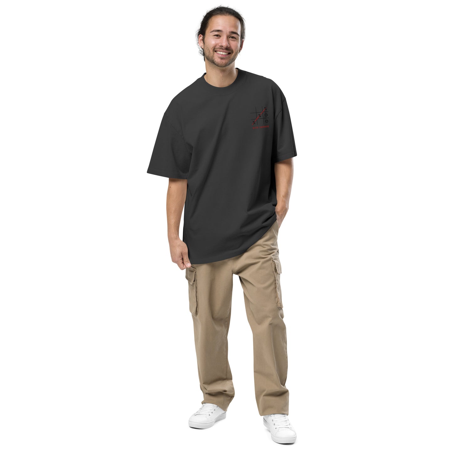 XO Men's Oversized faded t-shirt