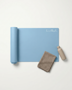 Powder Blue Natural Rubber Yoga Mat