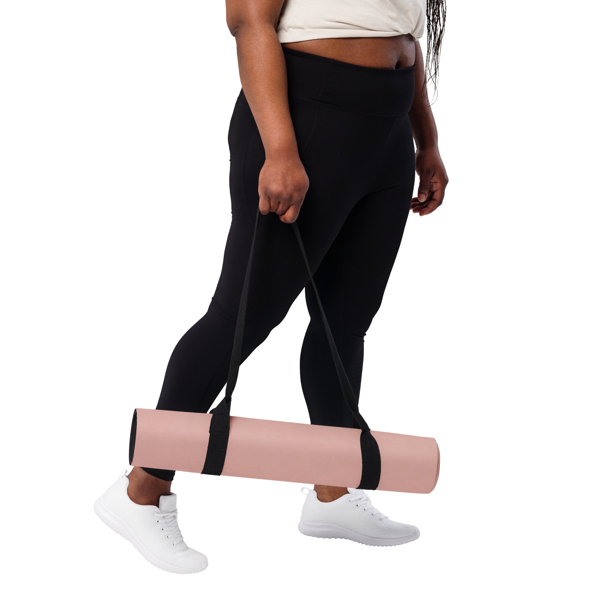 Violet Horizon Natural Rubber Yoga Mat | Non-Toxic & Eco-Friendly | Eco Black