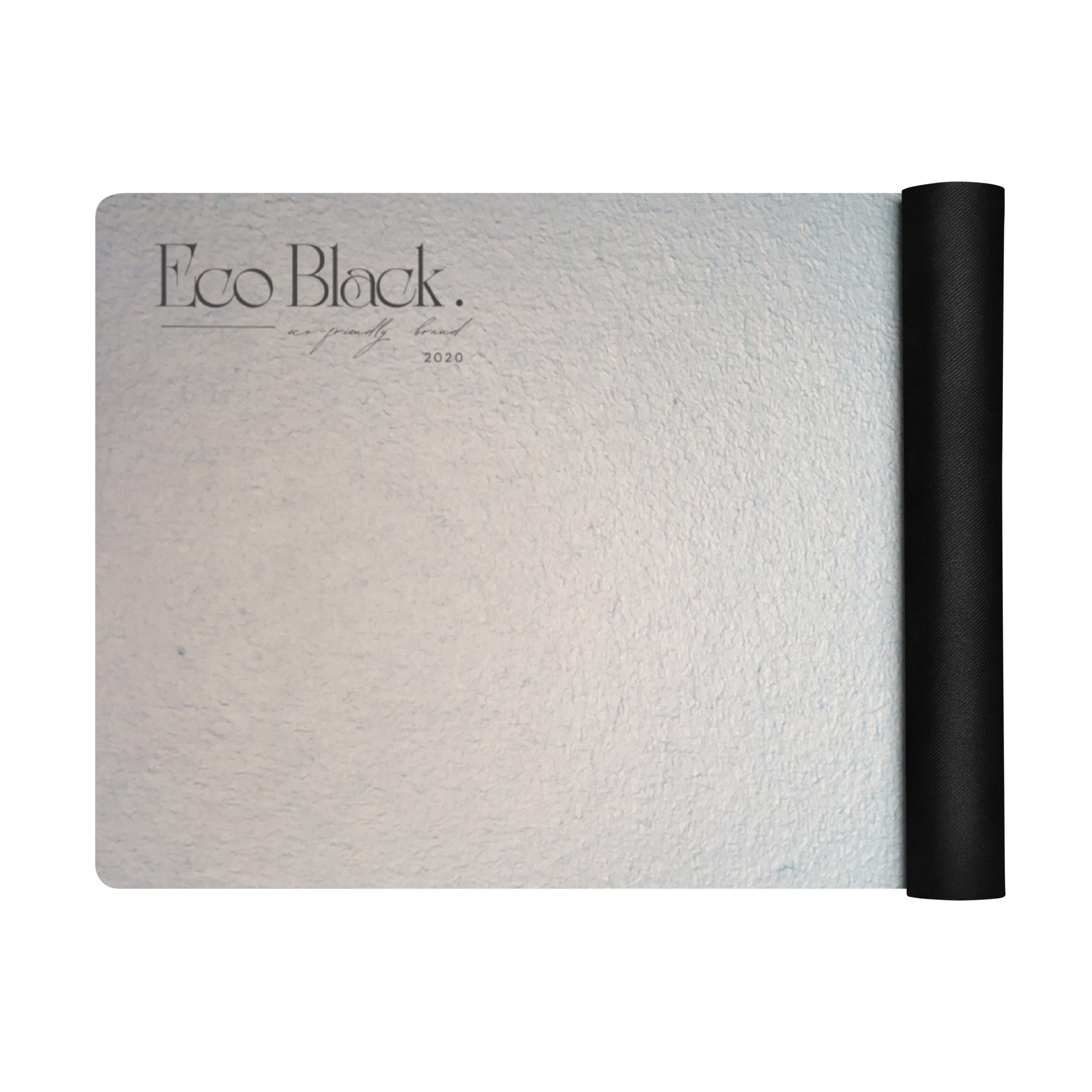 Azure Calm Natural Rubber Yoga Mat | Non-Toxic & Eco-Friendly | Eco Black