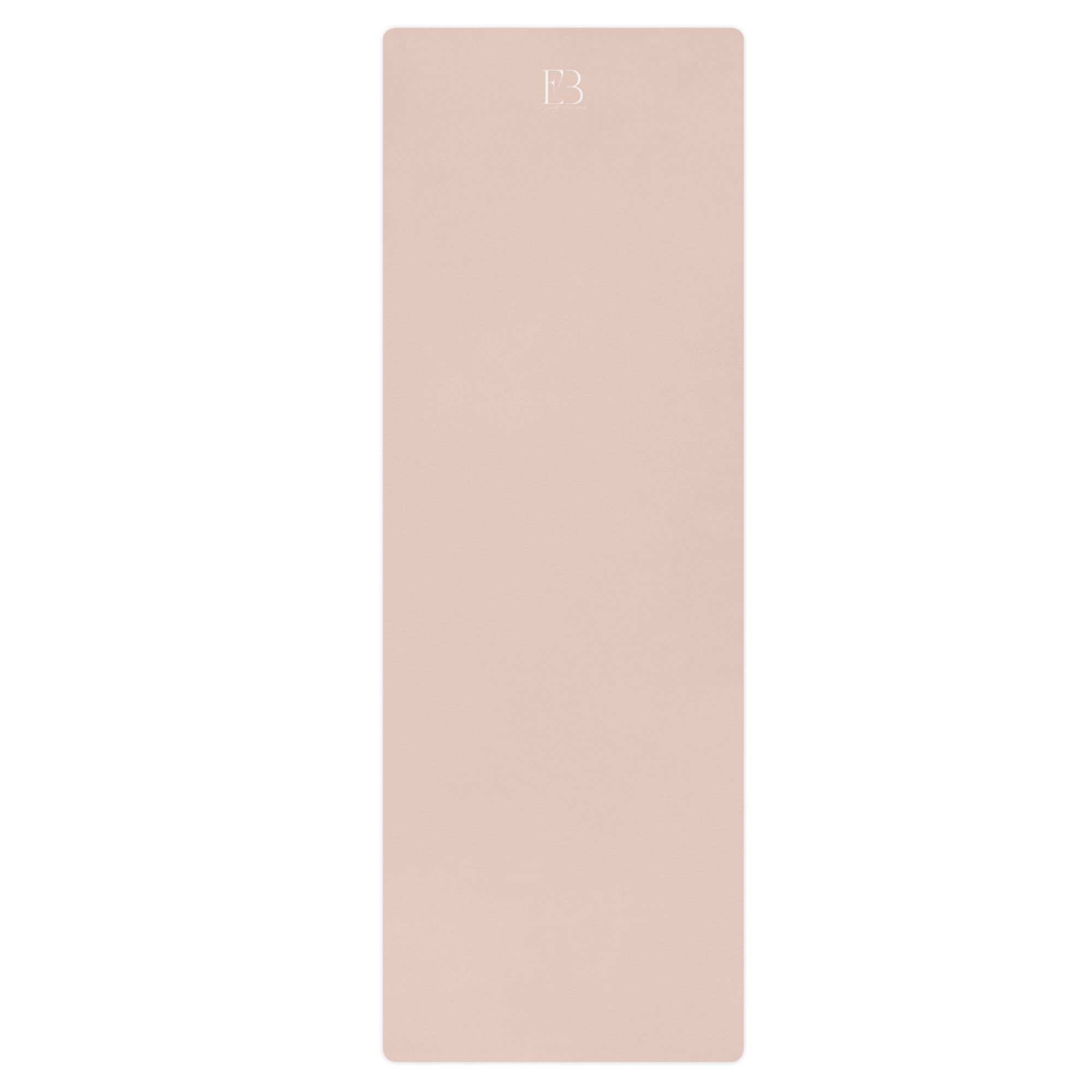Blushing Petal Natural Rubber Yoga Mat | Non-Toxic & Eco-Friendly | Eco Black