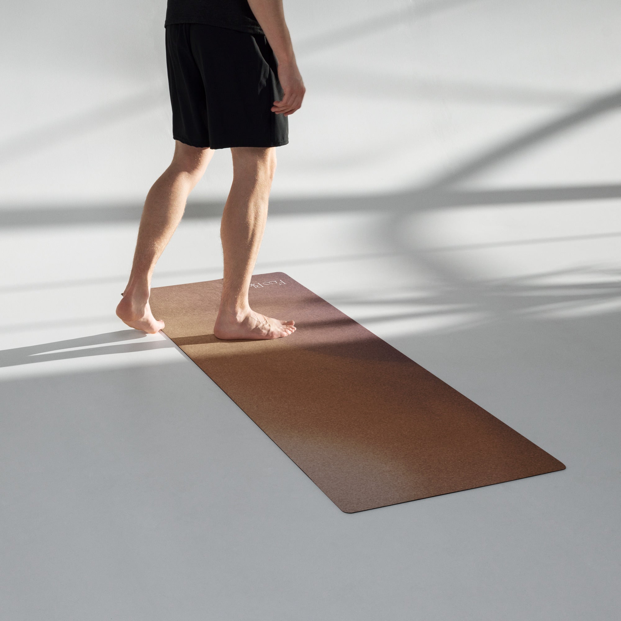 Burnet Sienna Natural Rubber Yoga Mat | Non-Toxic & Eco-Friendly | Eco Black