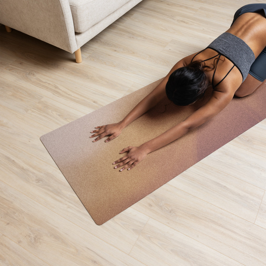 Burnet Sienna Natural Rubber Yoga Mat | Non-Toxic & Eco-Friendly | Eco Black