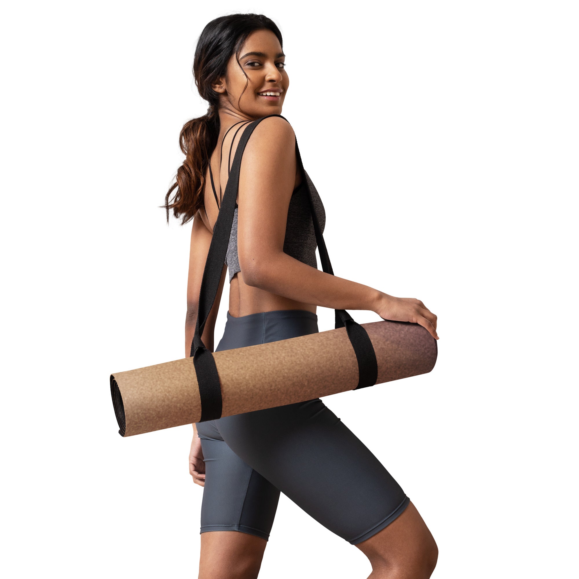 Burnet Sienna Natural Rubber Yoga Mat | Non-Toxic & Eco-Friendly | Eco Black